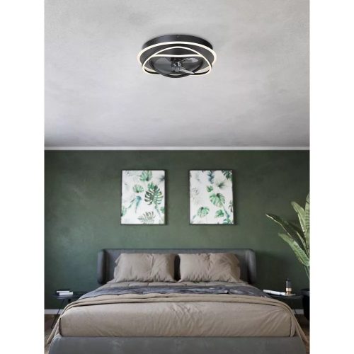 LED-CCT ventilátor AC Ø50cm fek Namori