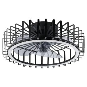 Mennyezeti lámpa ventilátorral Ø463 fekete Orikum