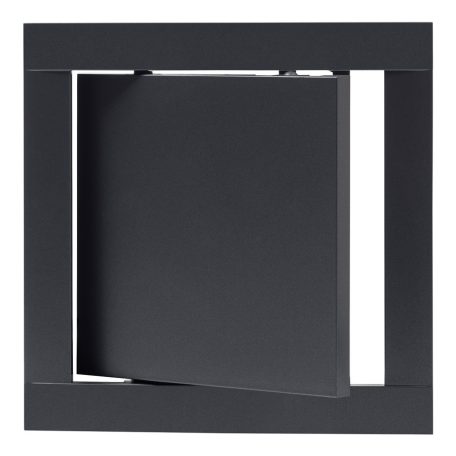 PL1515A Műanyag szerelőajtó, antracit 150x150mm
