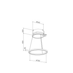   Sirius - Páraelszívó SLT-973 HALO H200 EM WI-FI Inox motor nélkül