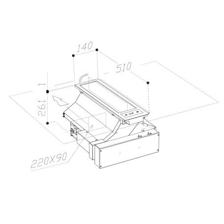 Sirius - Páraelszívó S-DD20 MIDDLE BRUSHLESS Inox