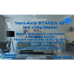 STANZA 48” Mennyezeti ventilátor LED világítással
