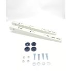 KLÍMATARTÓ KONZOL 450MM * 400 , ÖSSZECSUKHATÓ PREMIUM, FEHÉR (TS450)