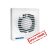VES150T axiális ventilátor, időrelével