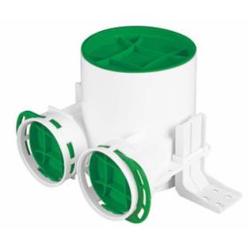 Szelepfogadó csatlakozódoboz műanyag VPB125-2 