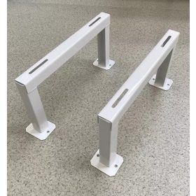   Hegesztett klímatartó konzol álló magasított, porfestett 600x320mm (párban)