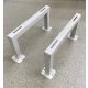 Hegesztett klímatartó konzol álló magasított, porfestett 600x320mm (párban)