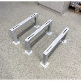   HŐSZIVATTYÚ TARTÓ KONZOL ÁLLÓ MAGASÍTOTT, HEGESZTETT, PORFESTETT 600x320mm (3db)